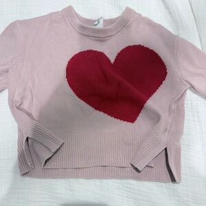 GAP Pink and Red Toddler Sweater